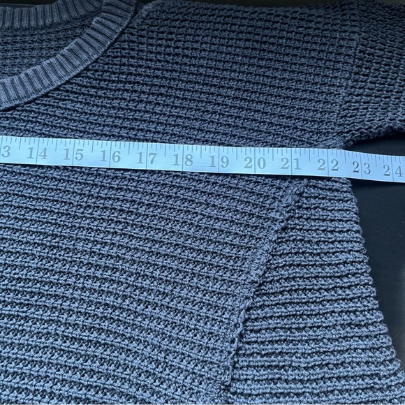 Free People Moonshine Cold Shoulder Knitted Sweater Hi-Low, Fringe Hem - Picture 10 of 12